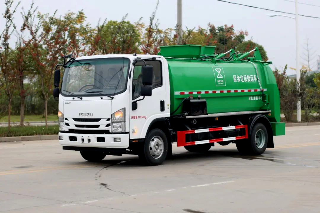 庆铃五十铃6方餐厨垃圾車(chē)