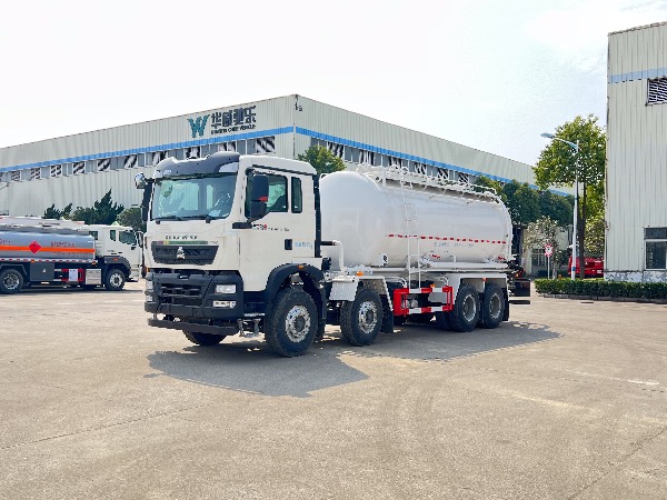 华威驰乐牌SGZ5310GXHZZ6T5型油田固井水泥下灰車(chē)（有(yǒu)效容积17立方）